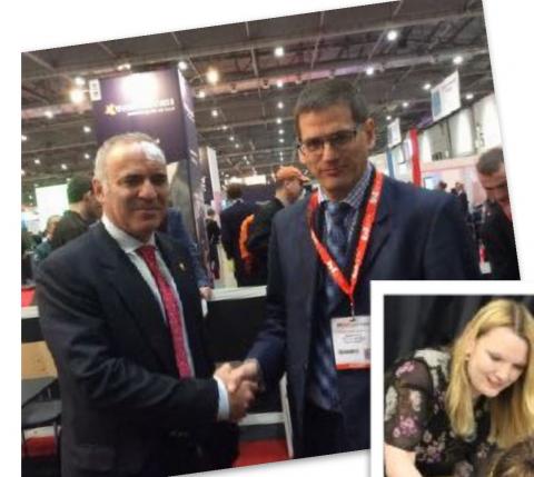 Mike Forster meets Kasparov