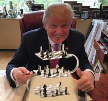 Trump with 4d chess